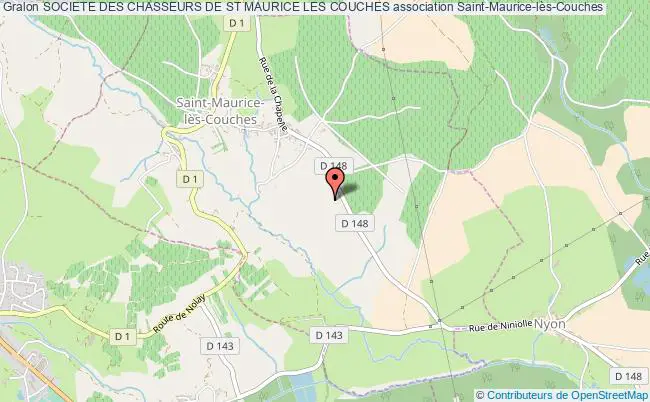 plan association Societe Des Chasseurs De St Maurice Les Couches Saint-Maurice-lès-Couches