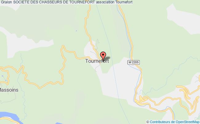 plan association Societe Des Chasseurs De Tournefort Tournefort