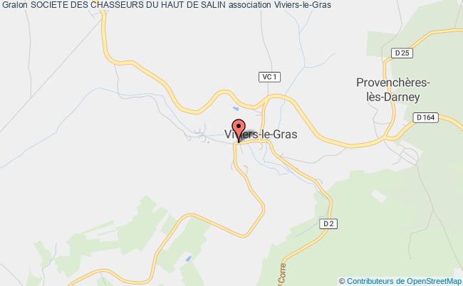 plan association Societe Des Chasseurs Du Haut De Salin Viviers-le-Gras
