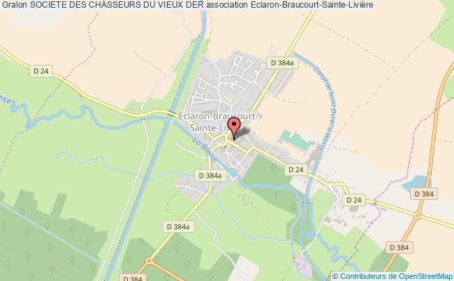 plan association Societe Des Chasseurs Du Vieux Der Éclaron-Braucourt-Sainte-Livière