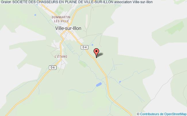 plan association Societe Des Chasseurs En Plaine De Ville-sur-illon Ville-sur-Illon