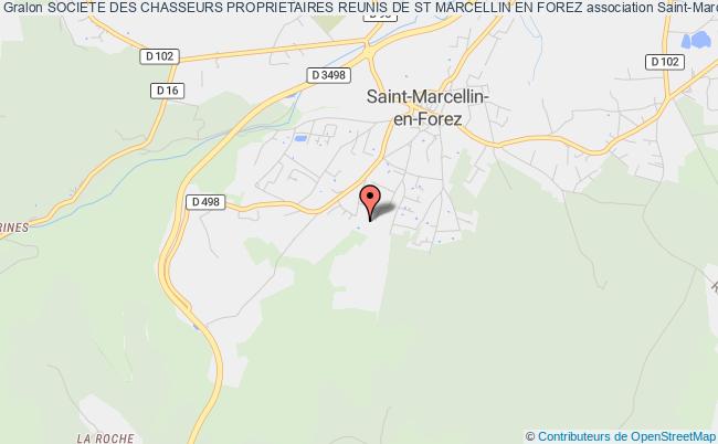 plan association Societe Des Chasseurs Proprietaires Reunis De St Marcellin En Forez Saint-Marcellin-en-Forez