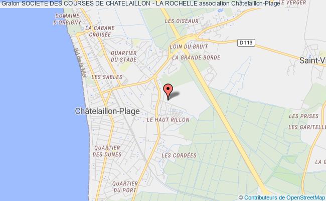 plan association Societe Des Courses De Chatelaillon - La Rochelle Châtelaillon-Plage