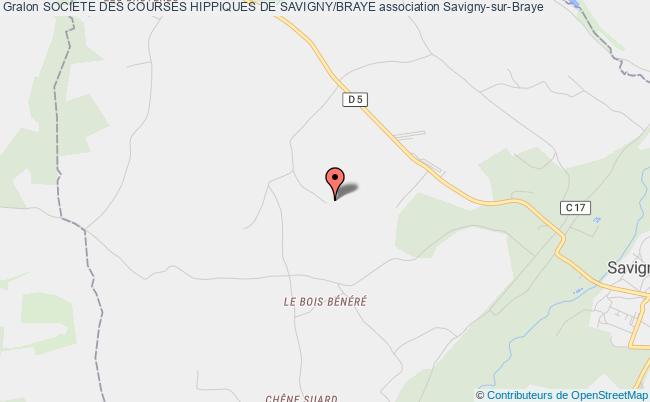plan association Societe Des Courses Hippiques De Savigny/braye Savigny-sur-Braye
