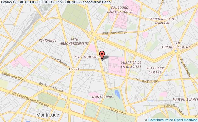plan association SociÉtÉ Des Études Camusiennes Paris