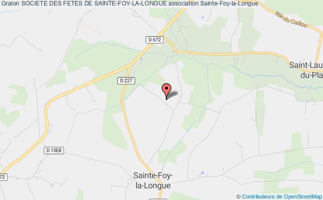 plan association Societe Des Fetes De Sainte-foy-la-longue Sainte-Foy-la-Longue