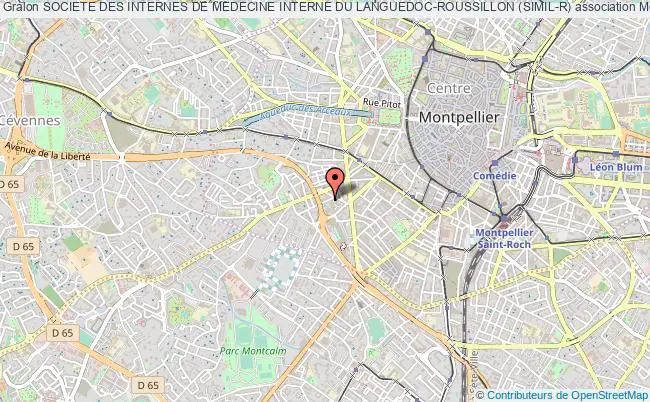 plan association Societe Des Internes De Medecine Interne Du Languedoc-roussillon (simil-r) Montpellier