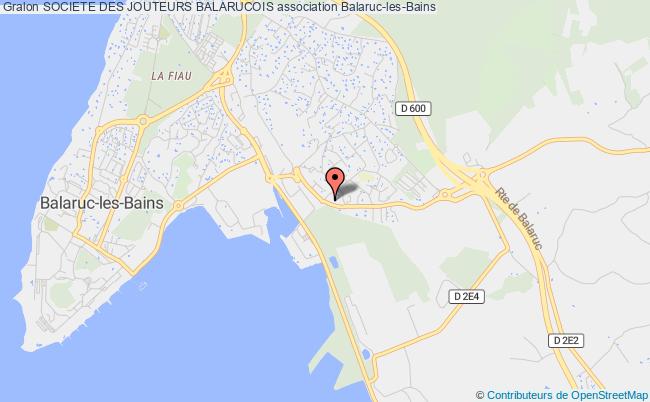 plan association Societe Des Jouteurs Balarucois Balaruc-les-Bains