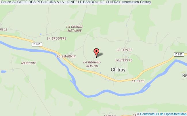 plan association Societe Des Pecheurs A La Ligne ' Le Bambou' De Chitray Chitray