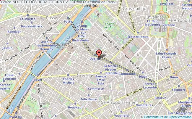 plan association Societe Des Redacteurs D'agoravox Paris