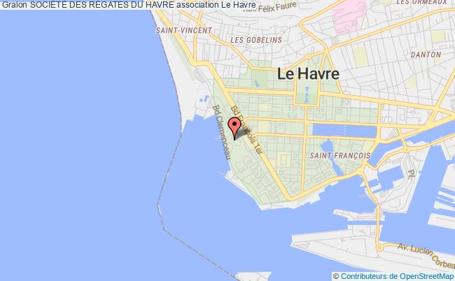 plan association SociÉtÉ Des RÉgates Du Havre Le Havre