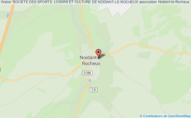 plan association Societe Des Sports, Loisirs Et Culture De Noidant-le-rocheux Noidant-le-Rocheux