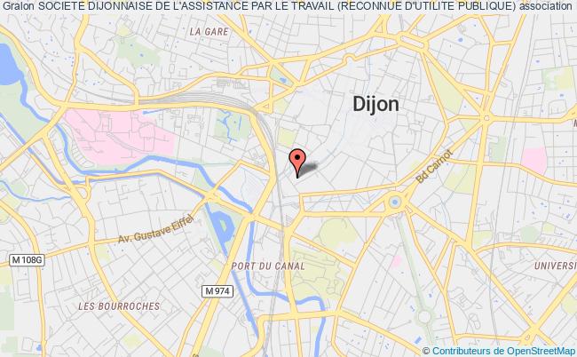 plan association Societe Dijonnaise De L'assistance Par Le Travail (reconnue D'utilite Publique) Dijon