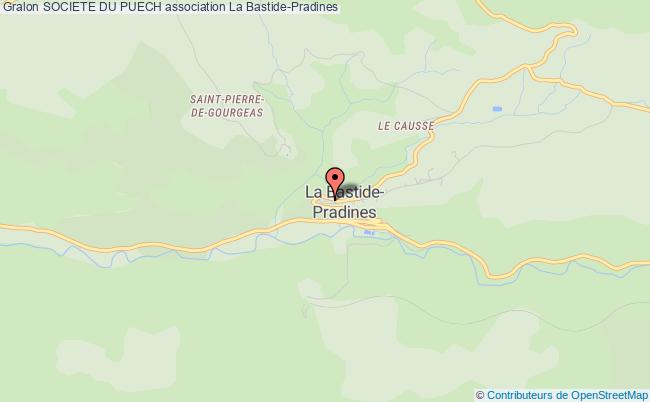 plan association Societe Du Puech La    Bastide-Pradines