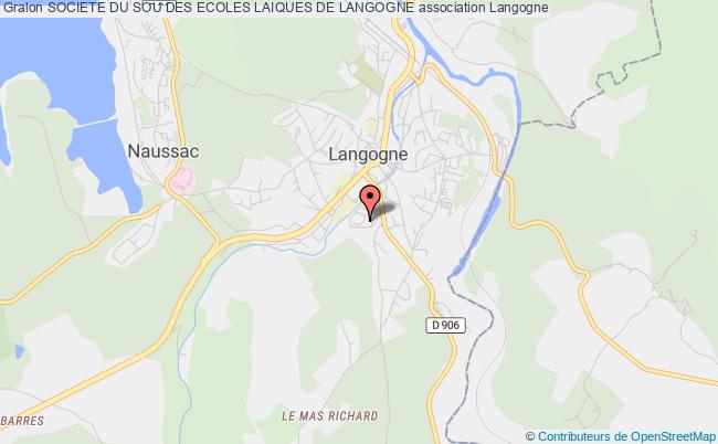 plan association Societe Du Sou Des Ecoles Laiques De Langogne Langogne