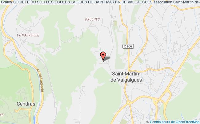 plan association Societe Du Sou Des Ecoles Laiques De Saint Martin De Valgalgues Saint-Martin-de-Valgalgues