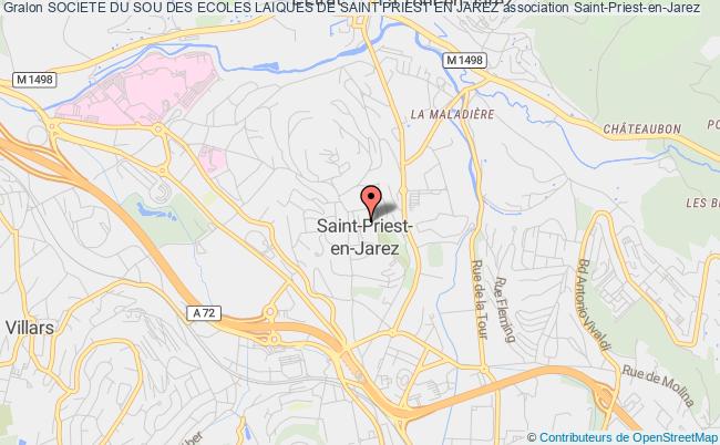 plan association Societe Du Sou Des Ecoles Laiques De Saint Priest En Jarez Saint-Priest-en-Jarez