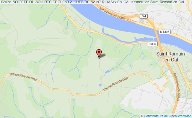 plan association Societe Du Sou Des Ecoles Laiques De Saint Romain En Gal Saint-Romain-en-Gal