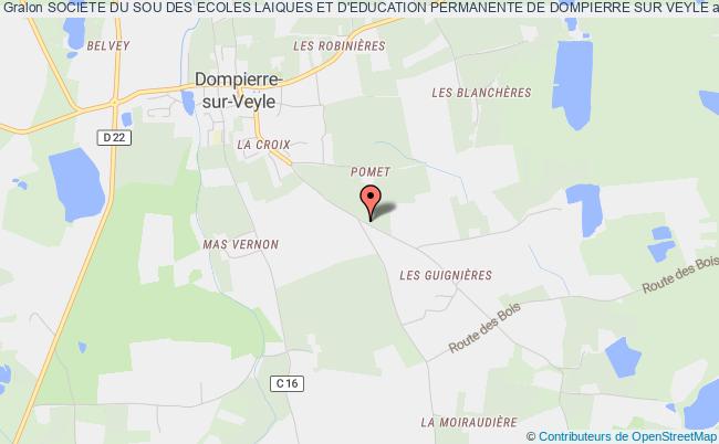 plan association Societe Du Sou Des Ecoles Laiques Et D'education Permanente De Dompierre Sur Veyle Dompierre-sur-Veyle