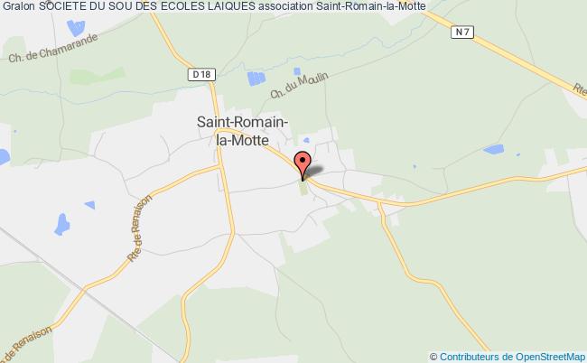plan association Societe Du Sou Des Ecoles Laiques Saint-Romain-la-Motte