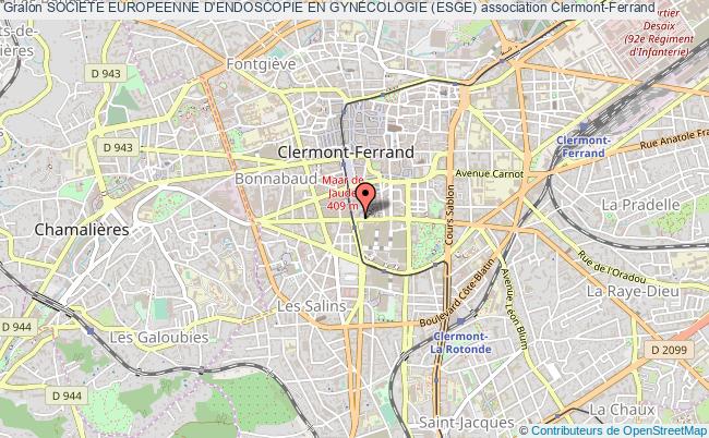 plan association Societe Europeenne D'endoscopie En Gynecologie (esge) Clermont-Ferrand