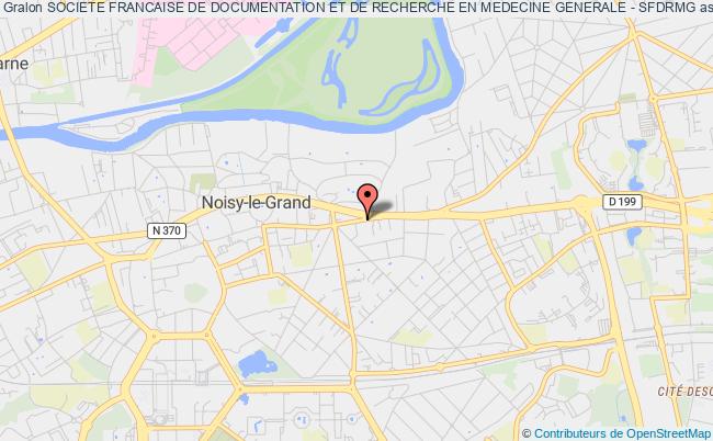plan association Societe Francaise De Documentation Et De Recherche En Medecine Generale - Sfdrmg Noisy-le-Grand