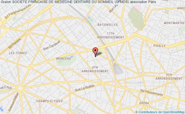 plan association Societe Francaise De Medecine Dentaire Du Sommeil (sfmds) Paris