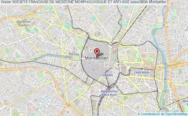 plan association Societe Francaise De Medecine Morphologique Et Anti-age Montpellier