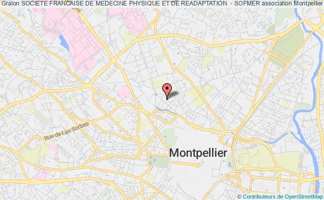 plan association Societe Francaise De Medecine Physique Et De Readaptation  - Sofmer Montpellier