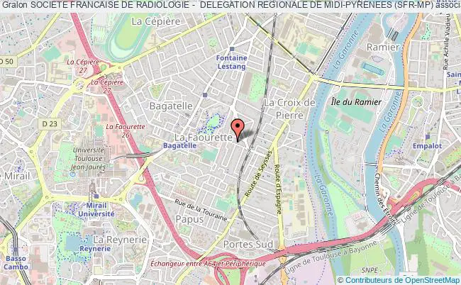 plan association Societe Francaise De Radiologie -  Delegation Regionale De Midi-pyrenees (sfr-mp) Toulouse