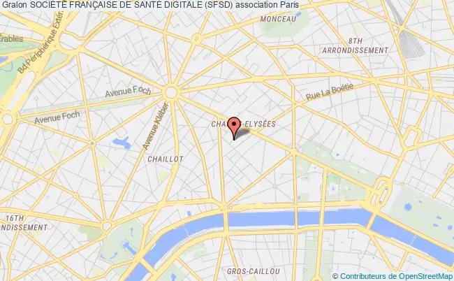 plan association SociÉtÉ FranÇaise De SantÉ Digitale (sfsd) Paris