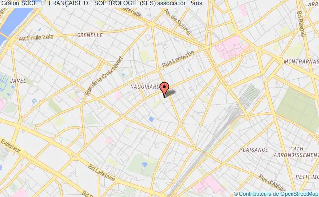 plan association Societe FranÇaise De Sophrologie (sfs) Paris
