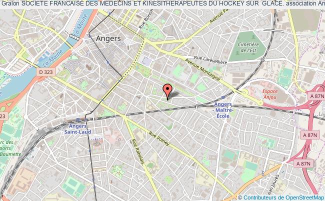 plan association Societe Francaise Des Medecins Et Kinesitherapeutes Du Hockey Sur  Glace. Angers