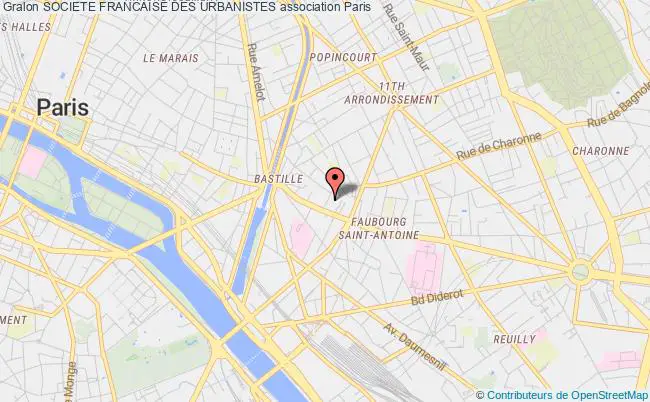 plan association Societe Francaise Des Urbanistes Paris