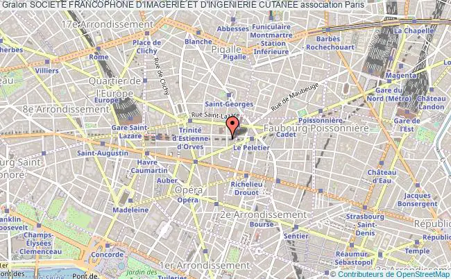 plan association Societe Francophone D'imagerie Et D'ingenierie Cutanee Paris