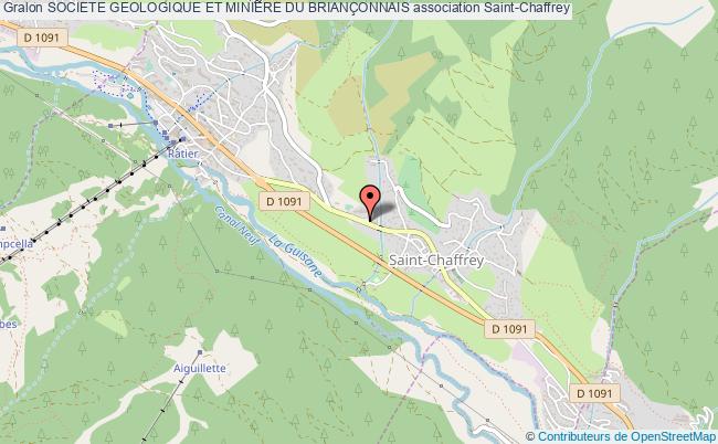 plan association Societe Geologique Et Miniere Du BrianÇonnais Saint-Chaffrey