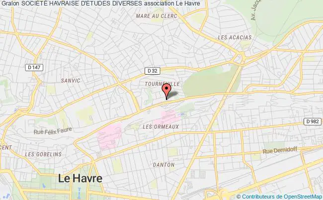 plan association SociÉtÉ Havraise D'Études Diverses Le Havre