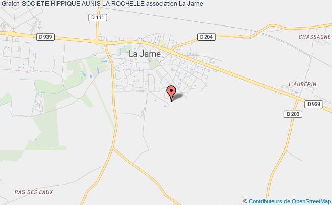 plan association Societe Hippique Aunis La Rochelle La Jarne