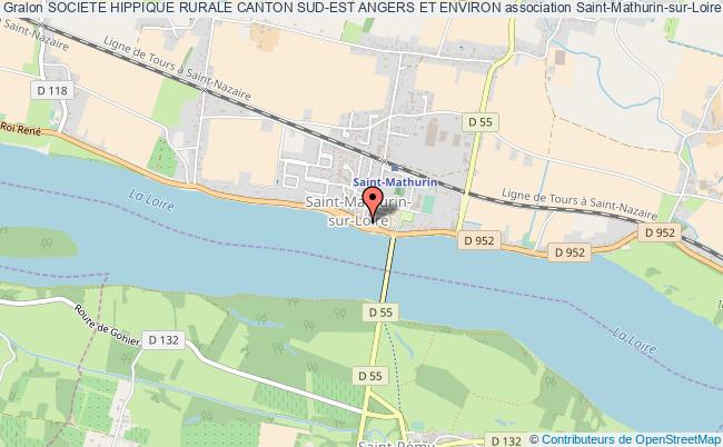 plan association Societe Hippique Rurale Canton Sud-est Angers Et Environ Saint-Mathurin-sur-Loire