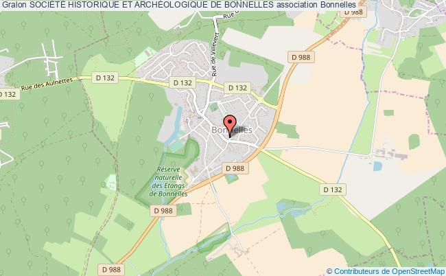 plan association SociÉtÉ Historique Et ArchÉologique De Bonnelles Bonnelles