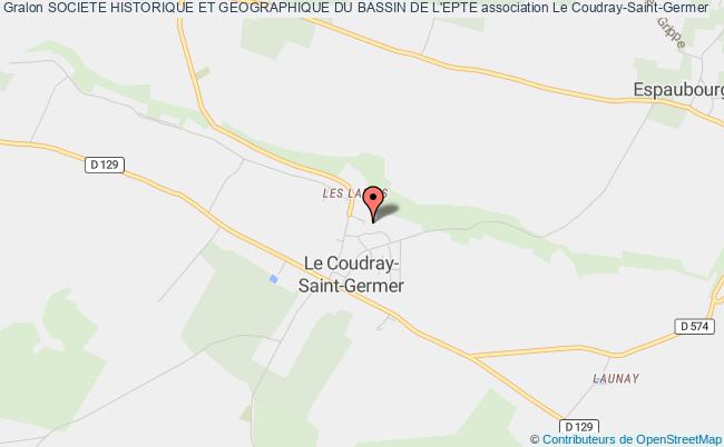 plan association Societe Historique Et Geographique Du Bassin De L'epte Le Coudray-Saint-Germer