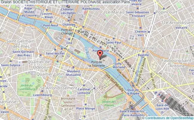 plan association Societe Historique Et Litteraire Polonaise Paris