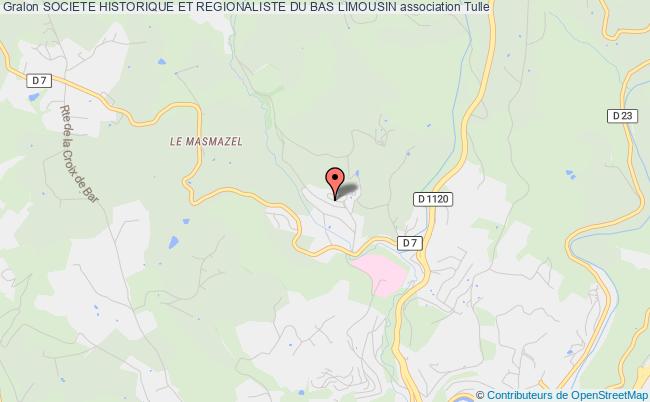 plan association Societe Historique Et Regionaliste Du Bas Limousin Tulle