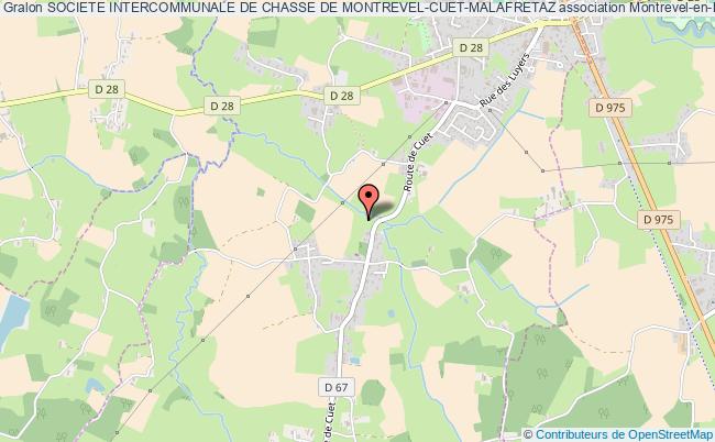 plan association Societe Intercommunale De Chasse De Montrevel-cuet-malafretaz Montrevel-en-Bresse