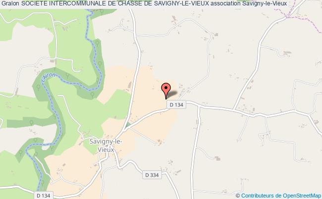 plan association Societe Intercommunale De Chasse De Savigny-le-vieux Savigny-le-Vieux