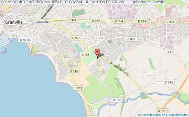plan association Societe Intercommunale De Chasse Du Canton De Granville Granville