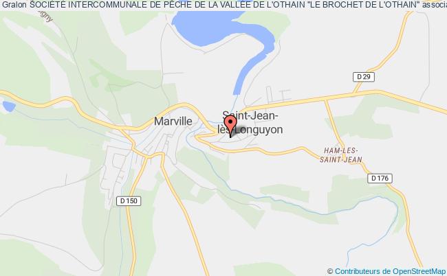 plan association SociÉtÉ Intercommunale De PÊche De La VallÉe De L'othain "le Brochet De L'othain" Saint-Jean-lès-Longuyon
