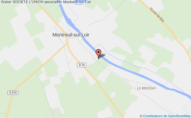 plan association Societe L'union Montreuil-sur-Loir