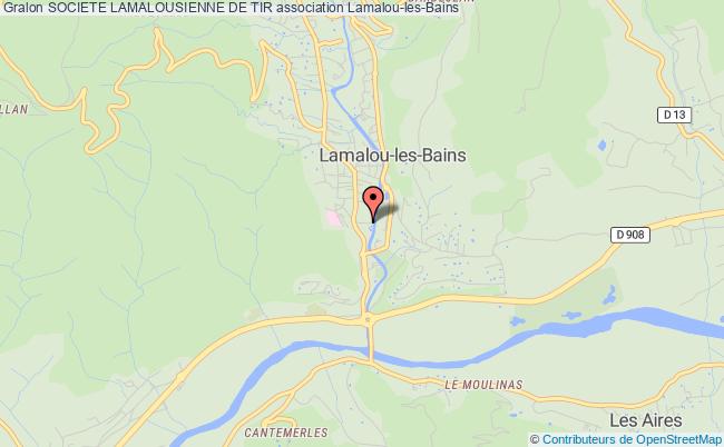 plan association Societe Lamalousienne De Tir Lamalou-les-Bains