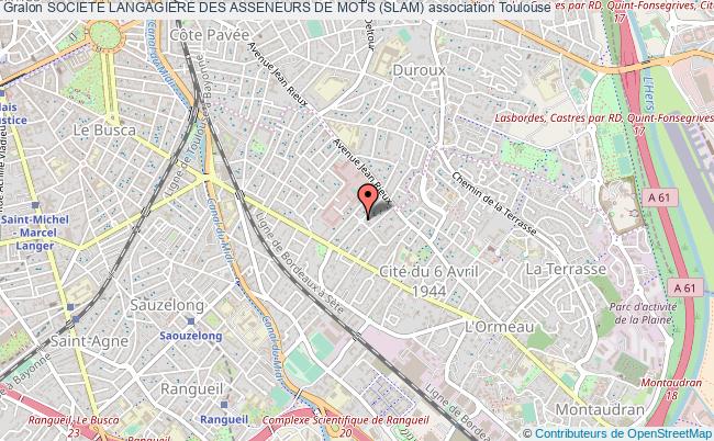 plan association Societe Langagiere Des Asseneurs De Mots (slam) Toulouse